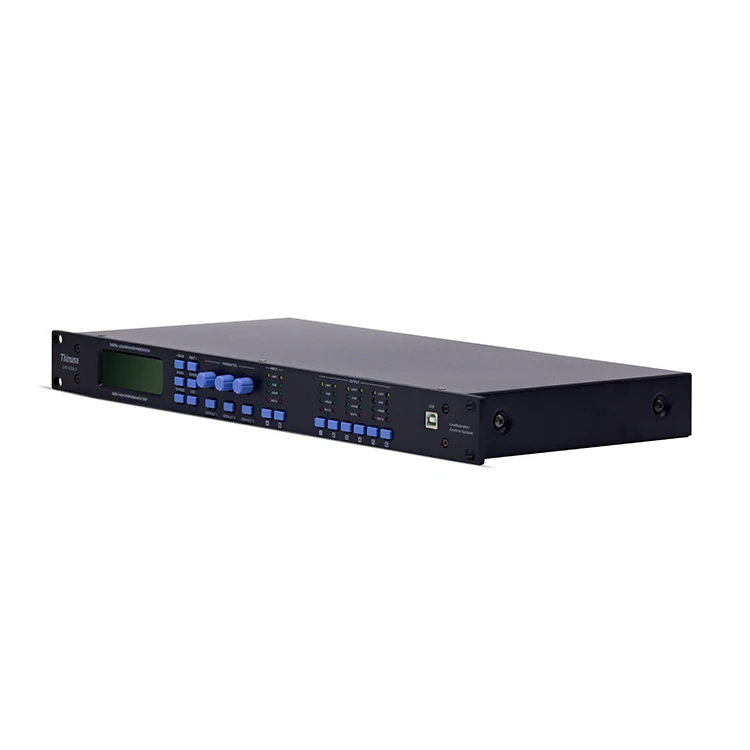 Thinuna DAP-0206 II Professional Stage Audio Equipment System 2 x 6 DSP 96 khz Karaoke Digital Audio Processor Wholesale Active