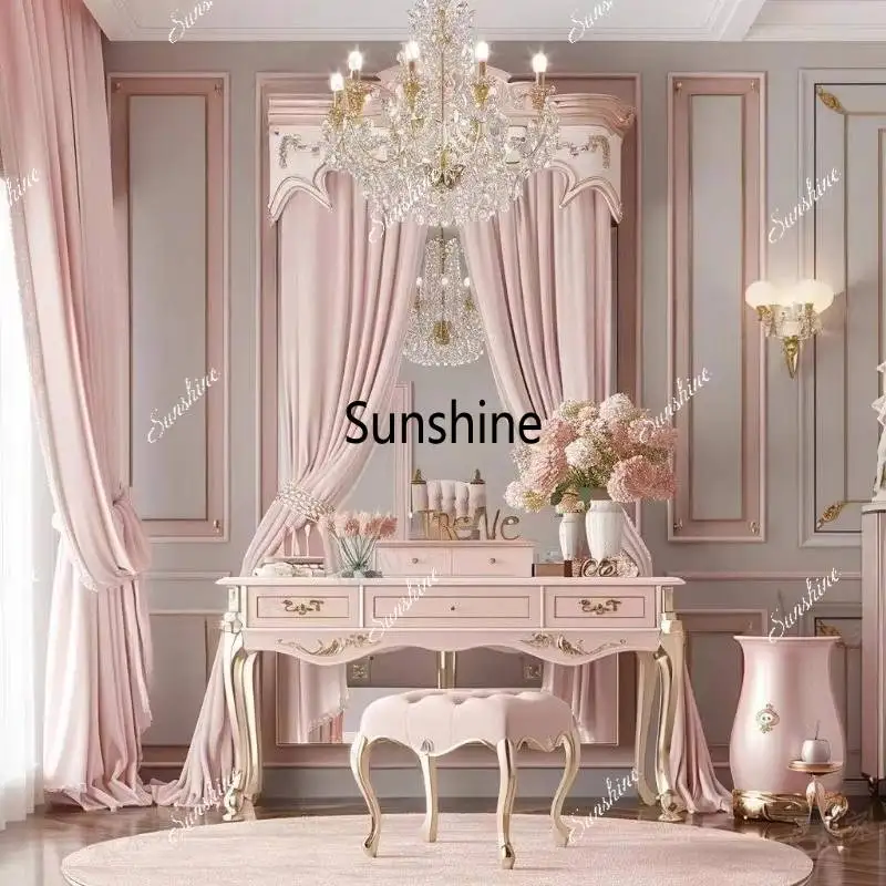 

Natural Pink Makeup Vanity Desk Adult Drawers Cheap Corner Makeup Vanity Desk Europa Vintage Kaptafel Furniture For Bedrooms