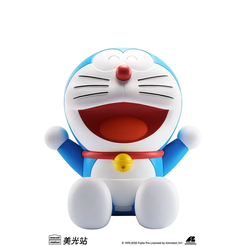 Genuine Meiguang Station Doraemon Friends Series Large Hand-Made Pokonyan Ornaments for Valentine's Day Gift