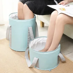 1pc Portable Collapsible Foot Bath Basin with Handles Perfect for Soaking Feet Traveling Camping and Outdoor Activities