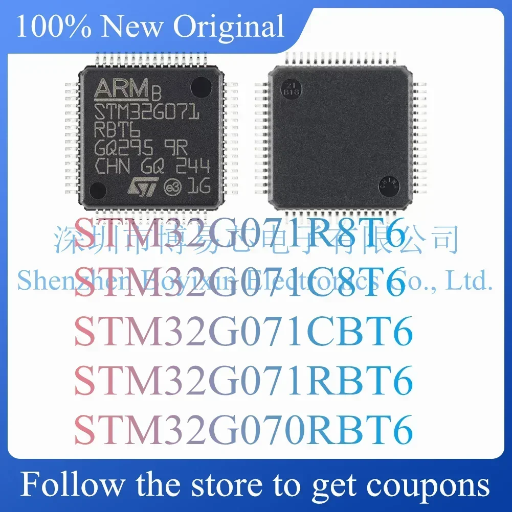 

NEW STM32G071R8T6 STM32G071C8T6 STM32G071CBT6 STM32G071RBT6 STM32G070RBT6 Original Product