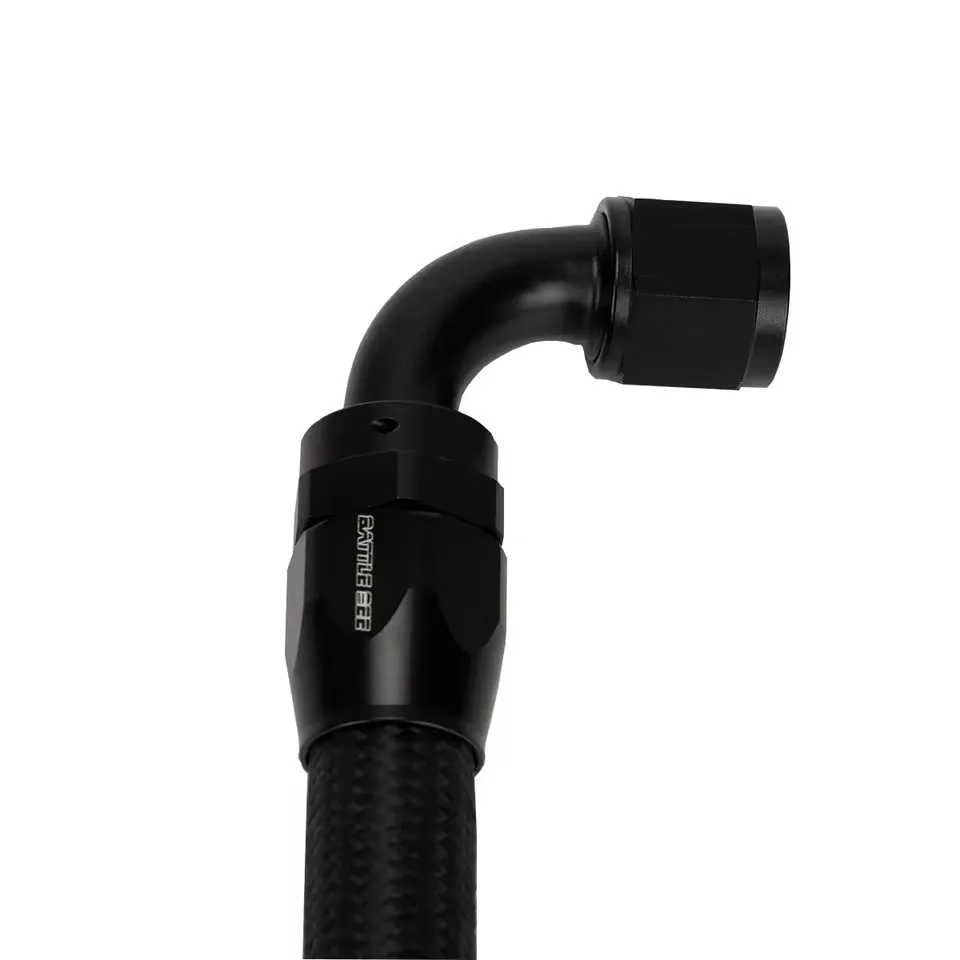AN4/AN6/AN8/AN10/AN12/AN16/AN20 90 Degree Swivel Hose End Fitting Adapter For Swivel Oil Fuel CPE Line