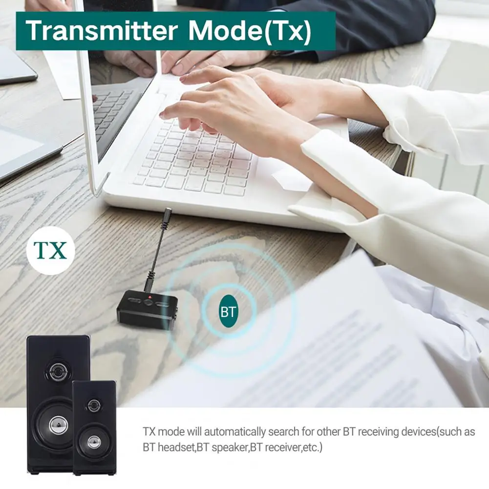 Draadloze Zender Quick Pairing Multifunctionele Mini Bluetooth-compatible5.0 2 In 1 Rca Aux Audio Adapter Dongle Voor Auto