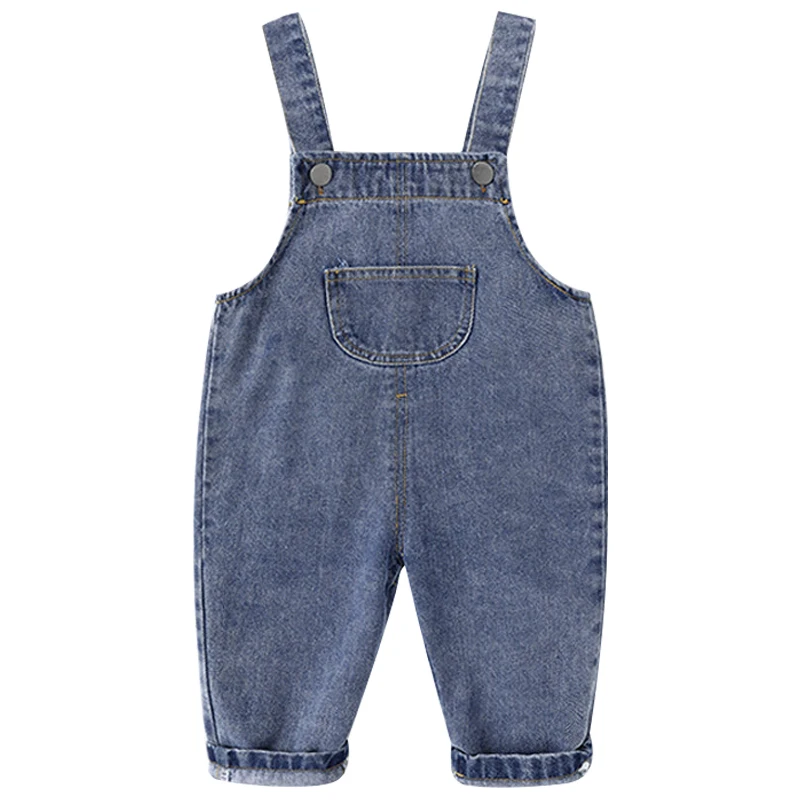 Spring Autumn Newborn Clothes Korean Jeans For Baby Boy Clothing Fashion Casual Denim Loose Infant Overalls Toddler Pants BC513