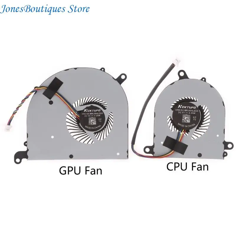 Replacement Laptop Cooling Fan 5V 4pin 4-wires Radiator for MSI Modern PS63 8M W8KE