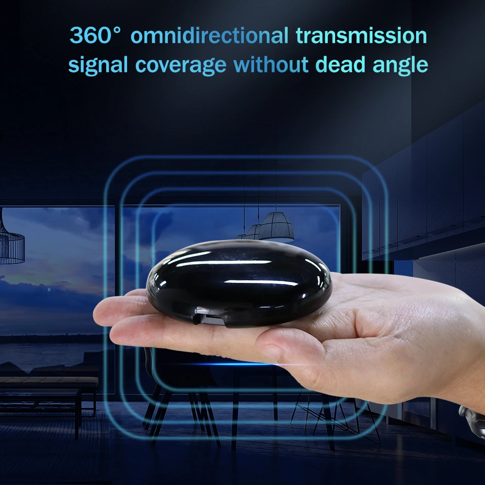 Wifi tuya inteligente universal ir/rf controle remoto para ar condicionado tv com sensor de umidade temperatura por alexa google casa