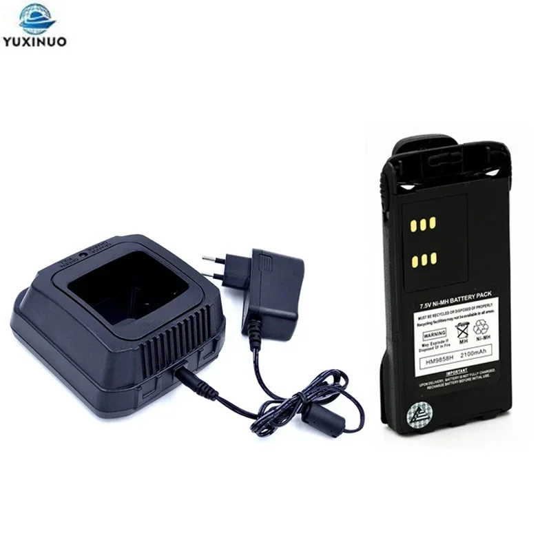 

NTN9858 NTN9858C 2100mAh Ni-Mh Extended Battery NTN8831 WPLN4114AR Rapid Charger for MOTOROLA XTS2500 HT1000 MTX838 GP1200 Radio