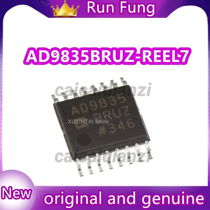 5Pcs/Lot   AD9835BRUZ-REEL7 AD9835BRUZ  Direct Digital Synthesis IC 10 b 50 MHz 32 b Tuning 16-TSSOP New Original