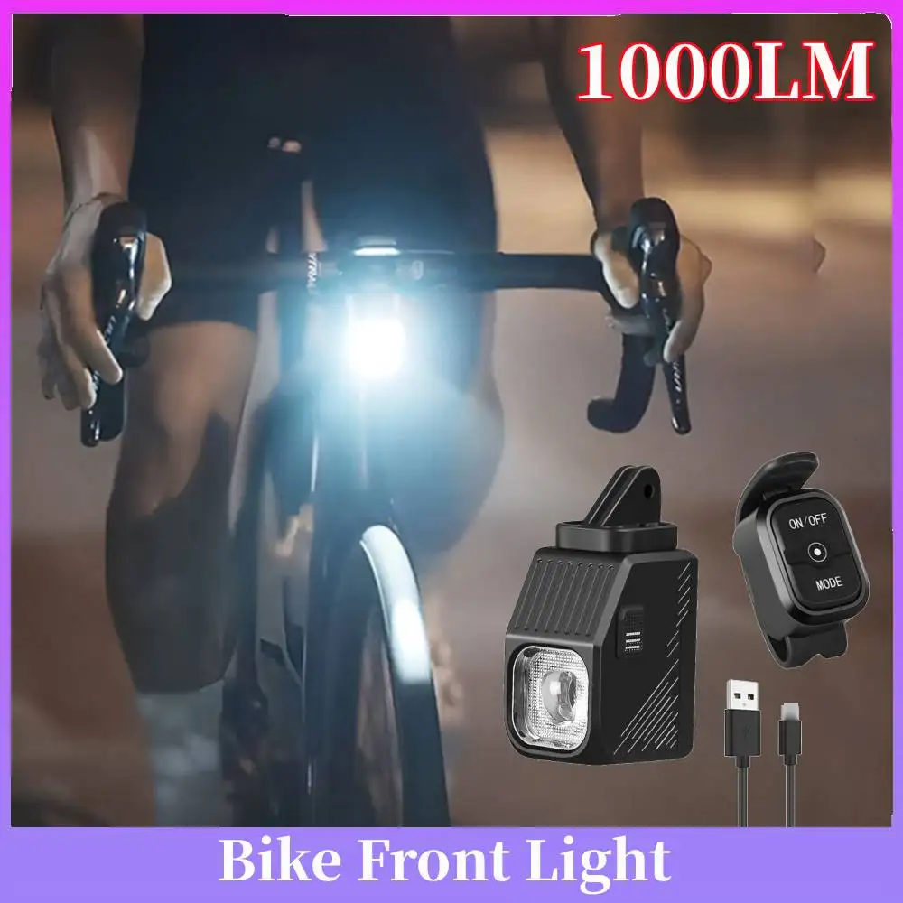 

LED Bicycle Hanging Light with Cut-off Line Beam Cycling Flashlight Remote Control High Brightness Bike Light for Night Riding