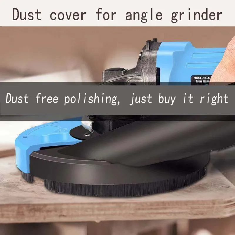 Angle Grinder Dust Cover Kit 125 Cutting Machine With Concrete Diamond Grinding Wheel Universal Surface Grinding Dust Cover