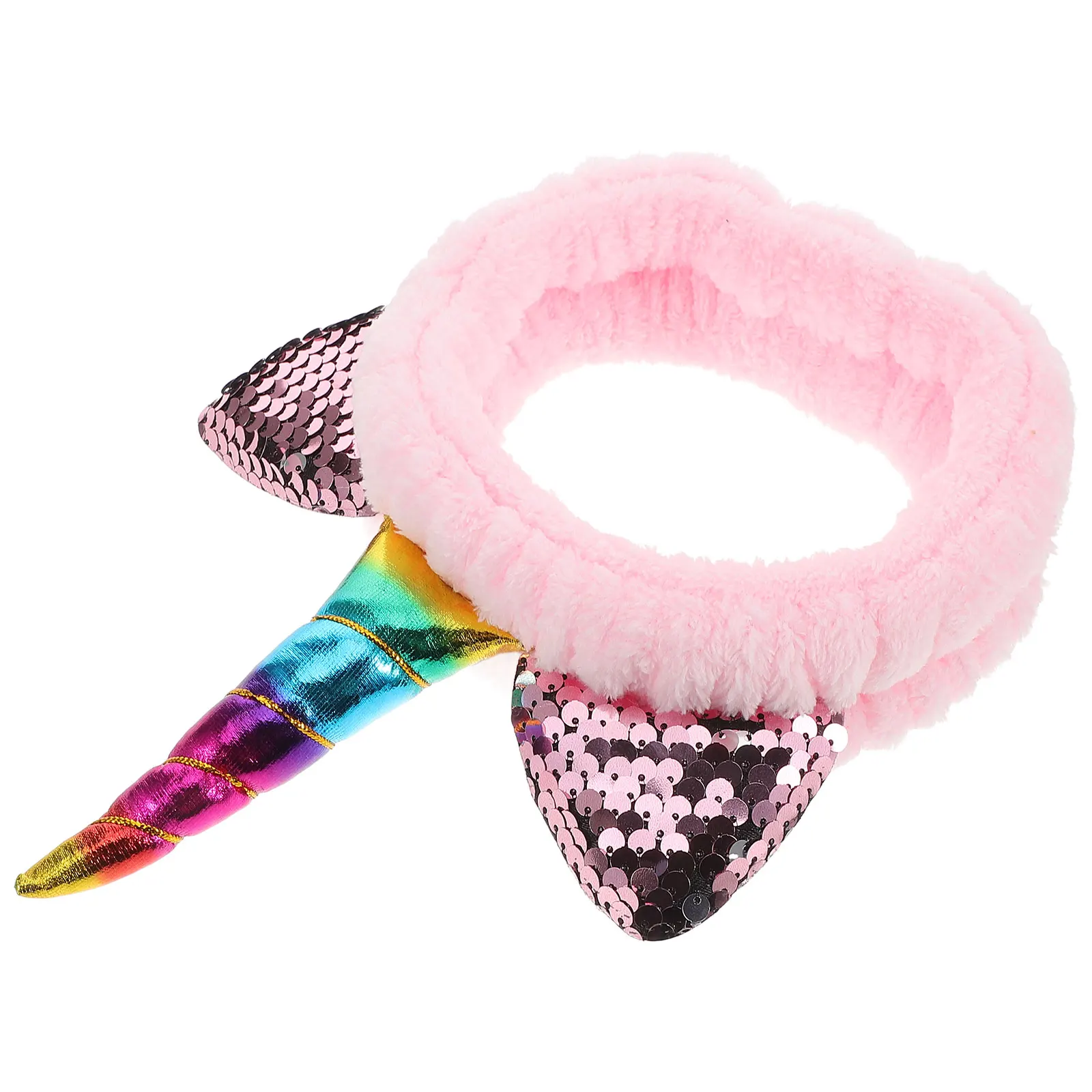 

Unicorn Headband Coral Fleece Washing Face Spa Headbands Durable Elastic Comfortable Non Slip Long Lasting Use Requirements Skin