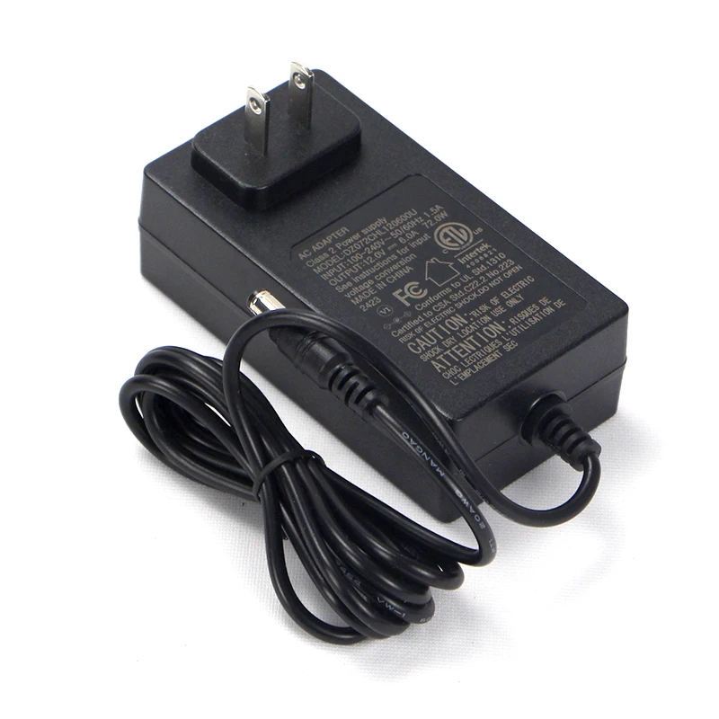 72W US Plug 24V 3A  Universal Adapter Power Supply DC 5.5 mm x 2.1-2.5mm Transformer LED Driver LED Strip Light