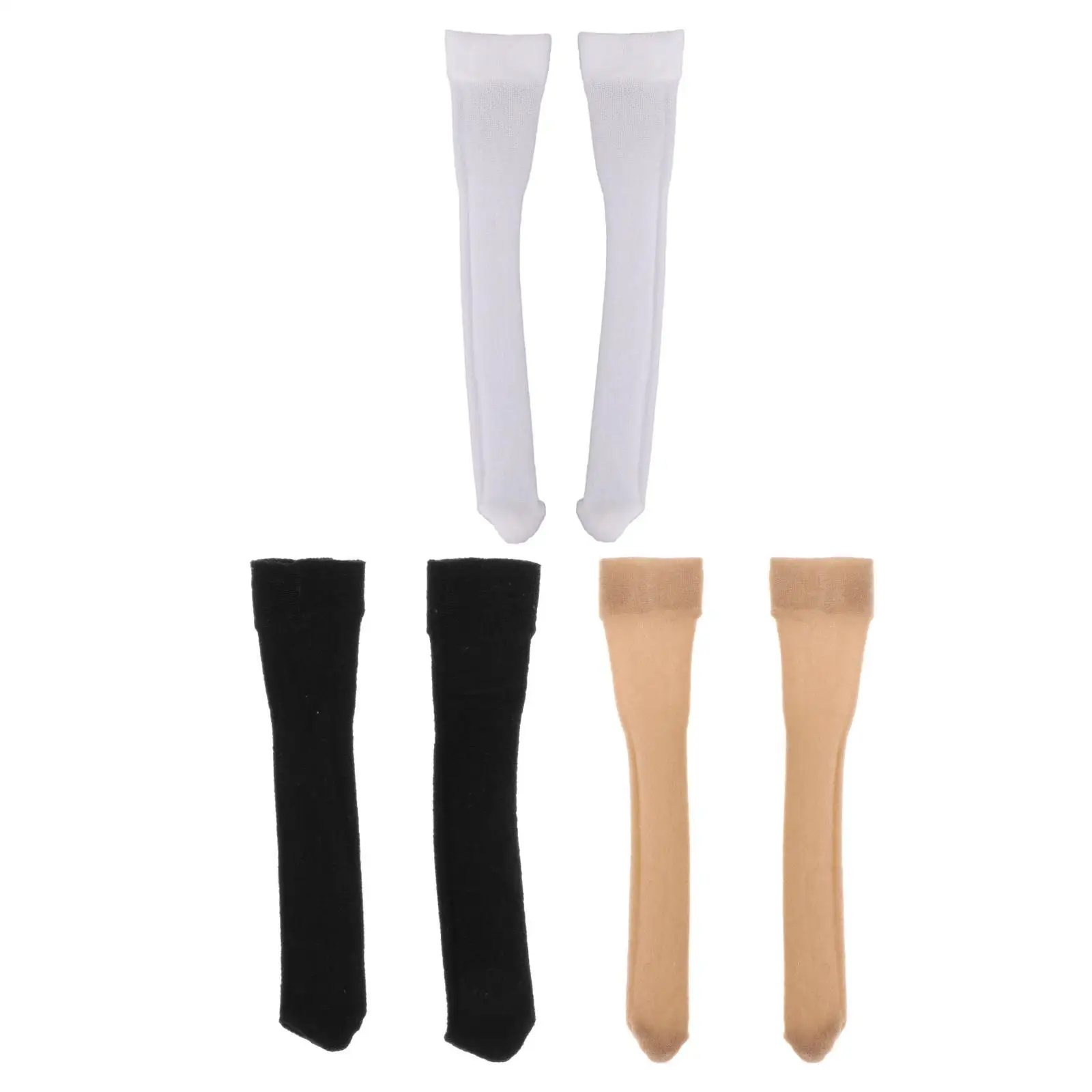 

Stockings for 1/12 Scale Figures, Model Accessories, 6 Inch Long Socks, Elastic