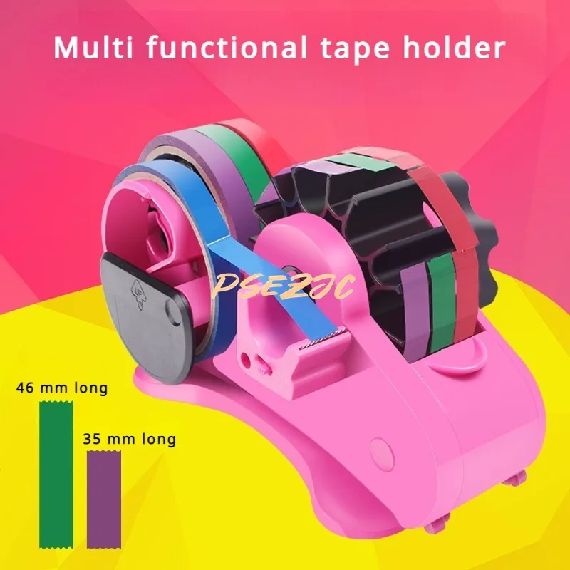 Multi Functional Plastic Automatic Roller Stationery Tape Holder Cutter Transparent Sealing Box  Machine