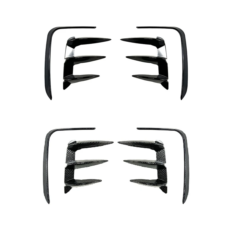 

Car Glossy Black Rear Bumper Splitter Kit Spoiler Rear Canard Air Vent Trim For BMW X3 G01 LCI M Sport 2022-2023 Auto Parts