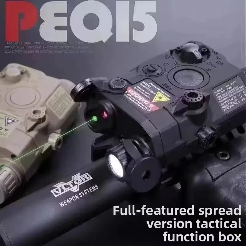 PEQ15 Model Decor Box with Flashlight Green Light Infrared Laser Component