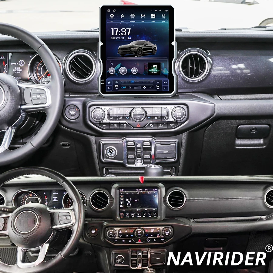

12.1" Car Radio For Jeep Wrangler JL 2018-2023 Carplay GPS Navigation Miltimedia Video Player Head Unit Android Stereo 4G Wifi