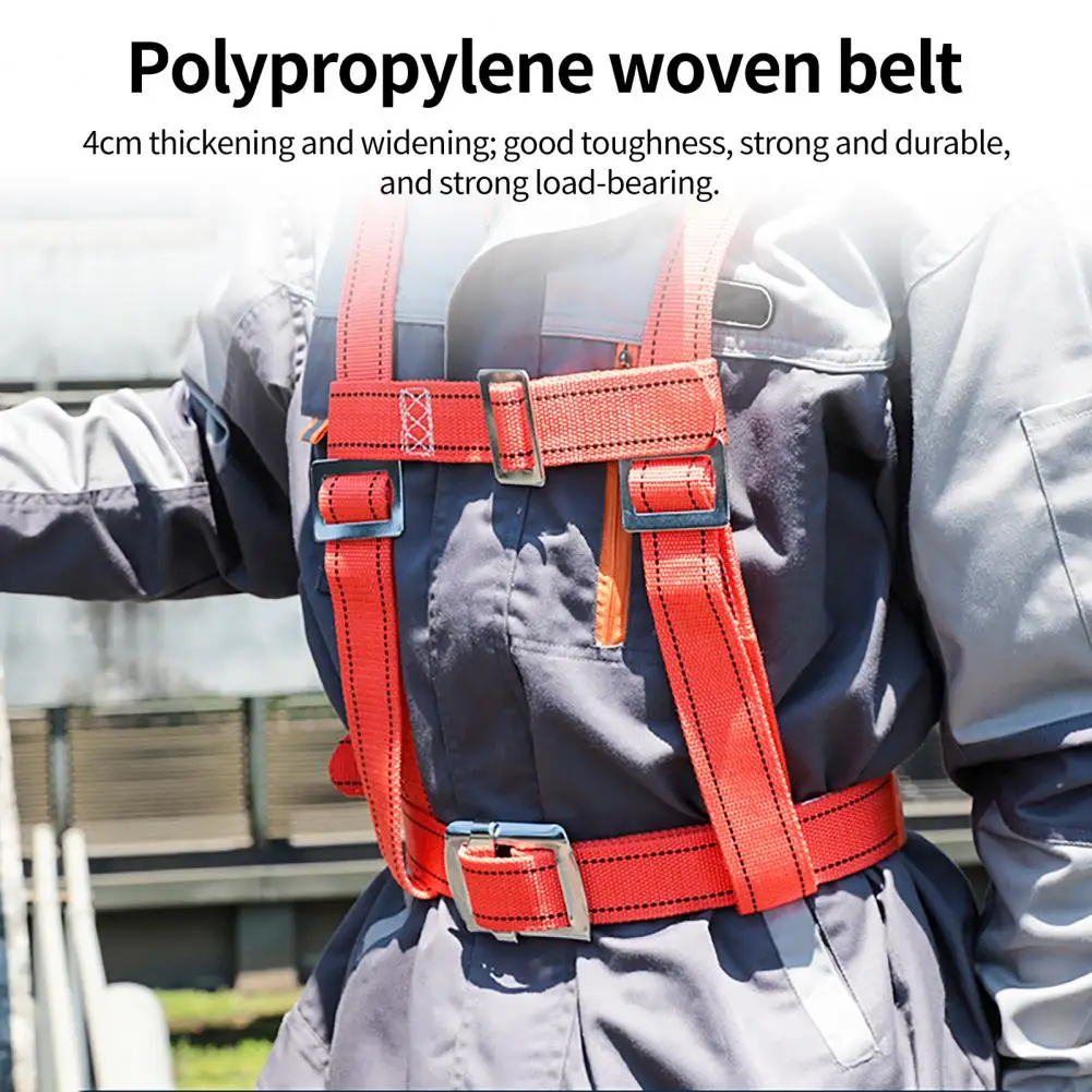 ทำงานความปลอดภัยเข็มขัดความเหนียวดีความสูงสูงความปลอดภัยเชือกความปลอดภัยความต้านทานแรงดึงที่แข็งแรงสะดวก