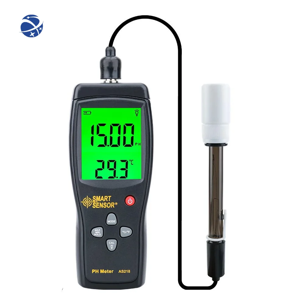 YUNYI Digital PH Meter Water Quality pH Tester Fish Tank Aquarium PH Value Laboratory Portable SMART SENSOR AS218