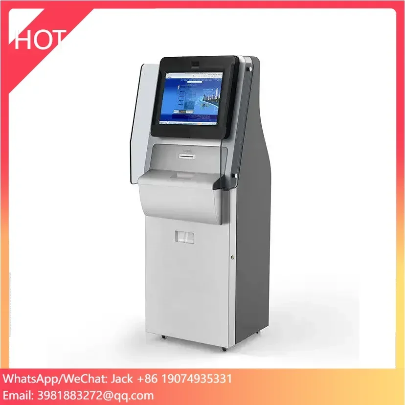 Outdoor Self Service Bill Payment Parking Kiosk Multi Touch Screen Kiosk Cash Ragistar Bank Atm Machine Cash Acceptor Machine