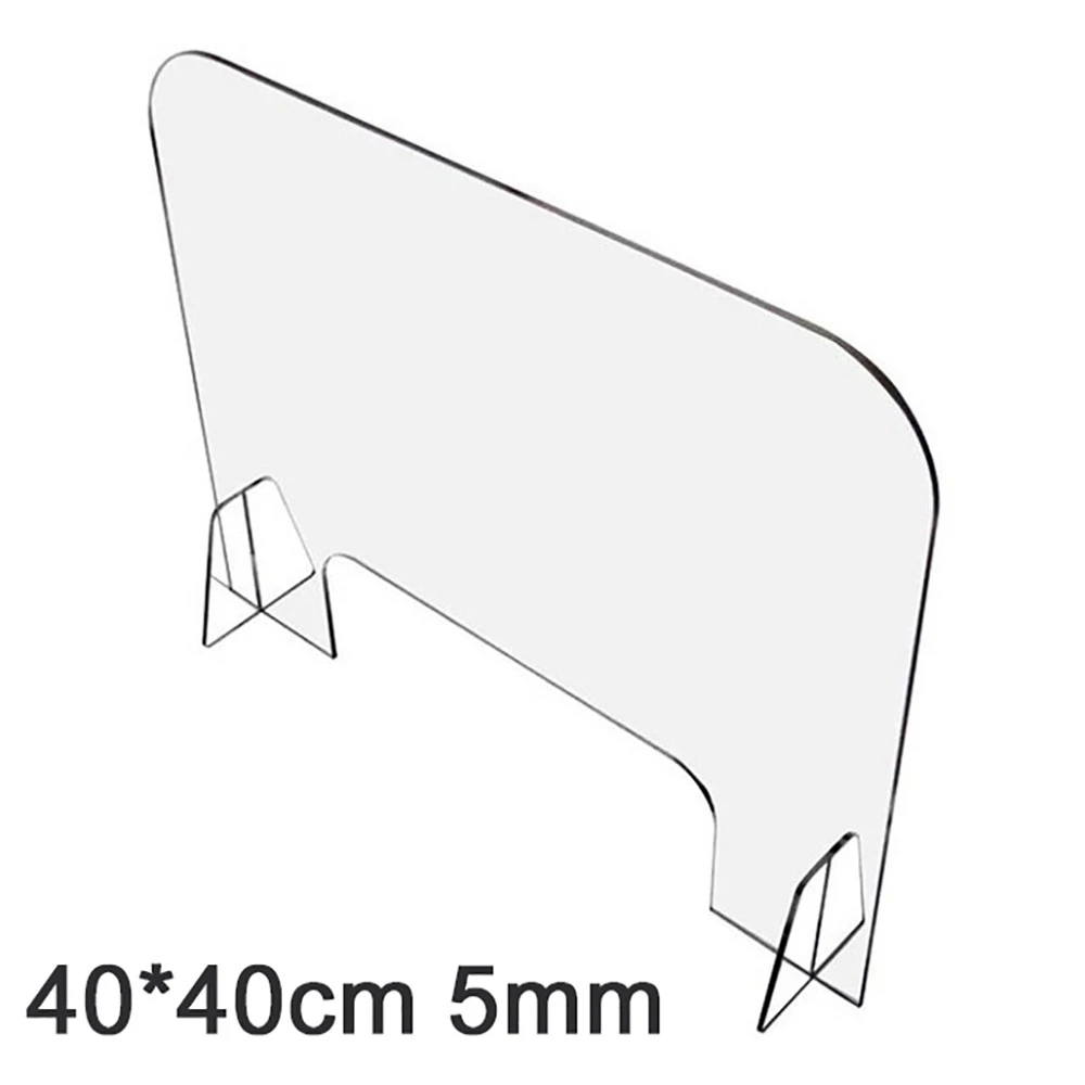 

Sneeze Guard Shield Desk Partition Baffle Screen Anti-Spray Transparent Isolation Protection Board Secure Divider Baffle