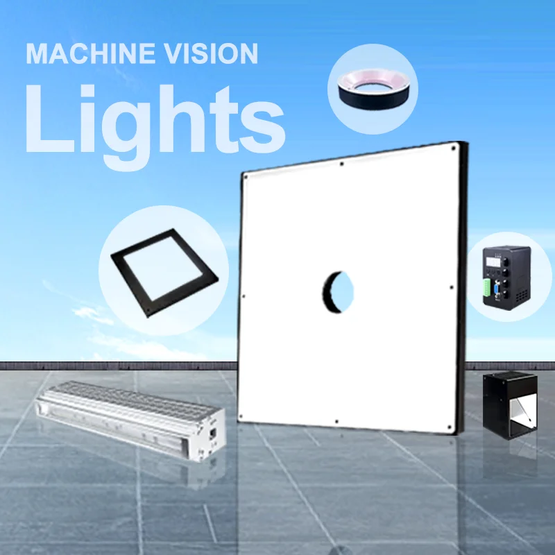 

HIFLY 2FLH400400K55 Industrial High Brightness 88W SMD LED Hole Backlight Machine Vision Light Source