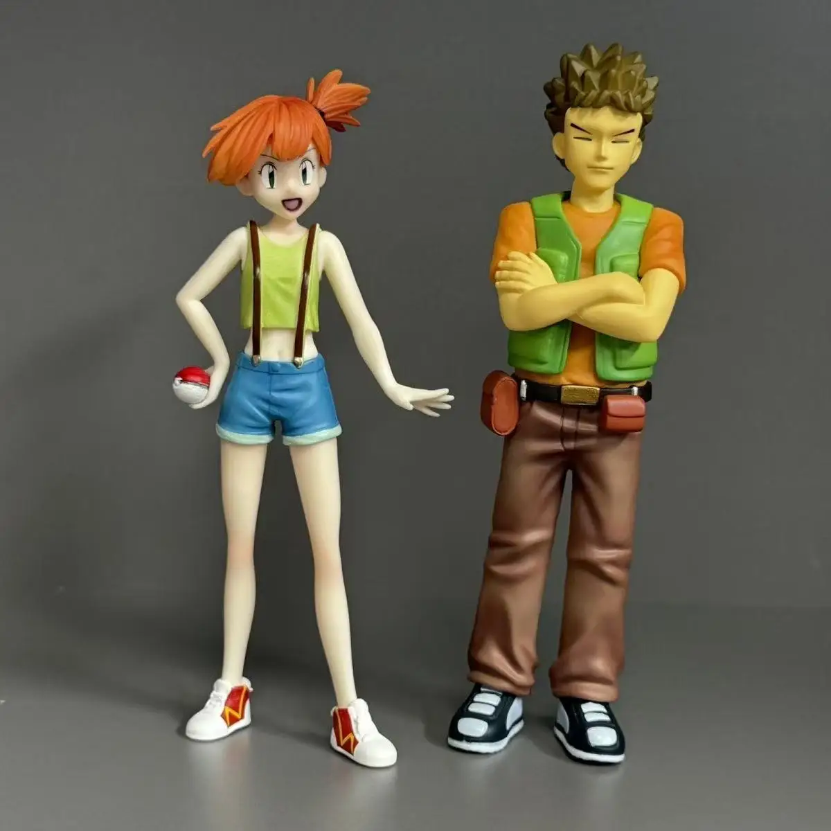13-15 cm Anime Pokemen Ash Ketchum Figur Brock Misty Action-figuren Pvc Sammlung Modell Spielzeug Geschenke – Detail 2