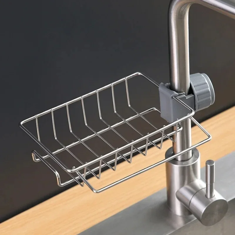 

Faucet Hanging Type Drainage Rack For Kitchen Sink Bathroom Sink Holder Storage Rack Shelf Organizer Kitchen Accessories