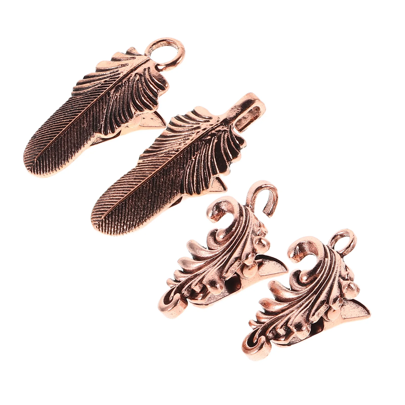 2 قطعة مقاطع فستان سبيكة خمر استخدام متعدد الاستخدامات المدمجة المحمولة الملابس والاكسسوارات للأوشحة البلوزات شالات ملابس الموضة #4