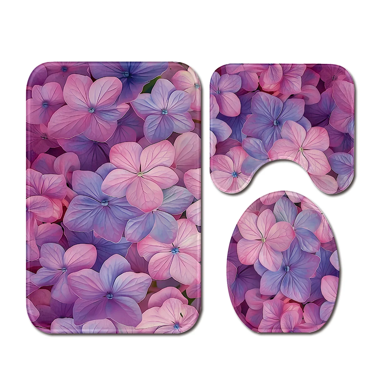 

Luxury Floral Bathroom Bath Mat Set Anti Slip Shower Rug Waterproof Decorative Mats for Master Bathroom and Entryway Doormat