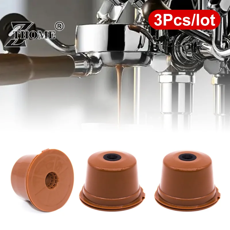 3PCS Reusable Coffee capsules for Caffitaly refillable coffee pods coffee filter