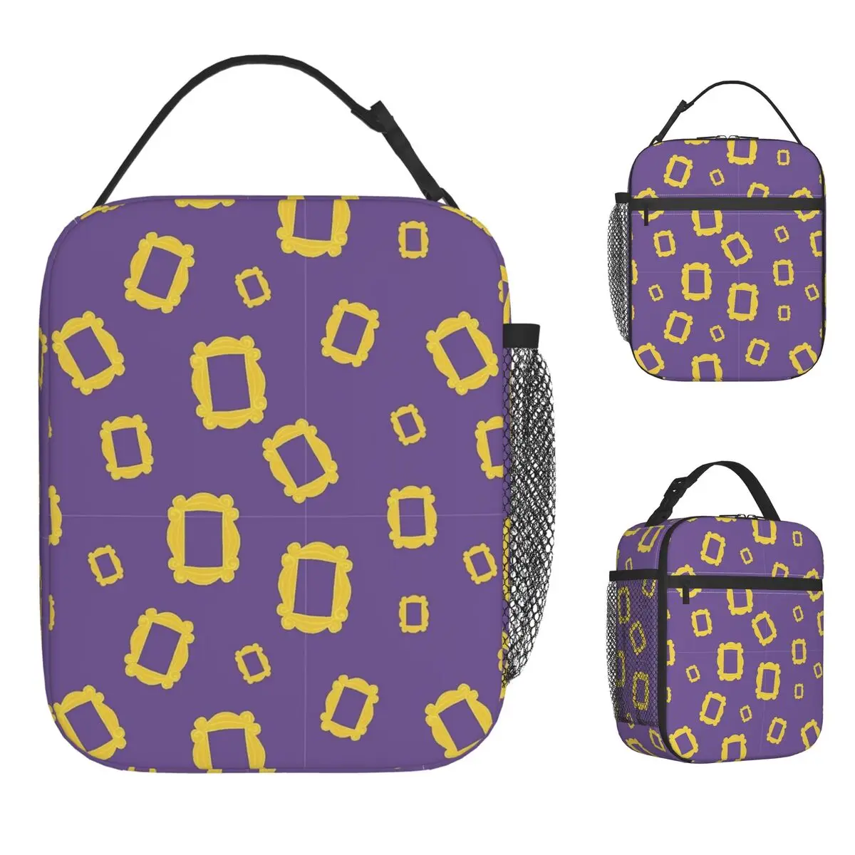 

Сумка для обеда «Друзья» для ТВ-шоу для детей, дизайнерская коробка для завтрака, сумка-холодильник для отдыха на открытом воздухе, пикника, портативная водонепроницаемая сумка для еды