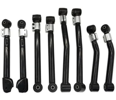 new Adjustable Control Arms For Jeep Wrangler JK 2007-2018 8pcs Adjustable Alpine Flexarm Control Arms With 0-6 Inch Lift