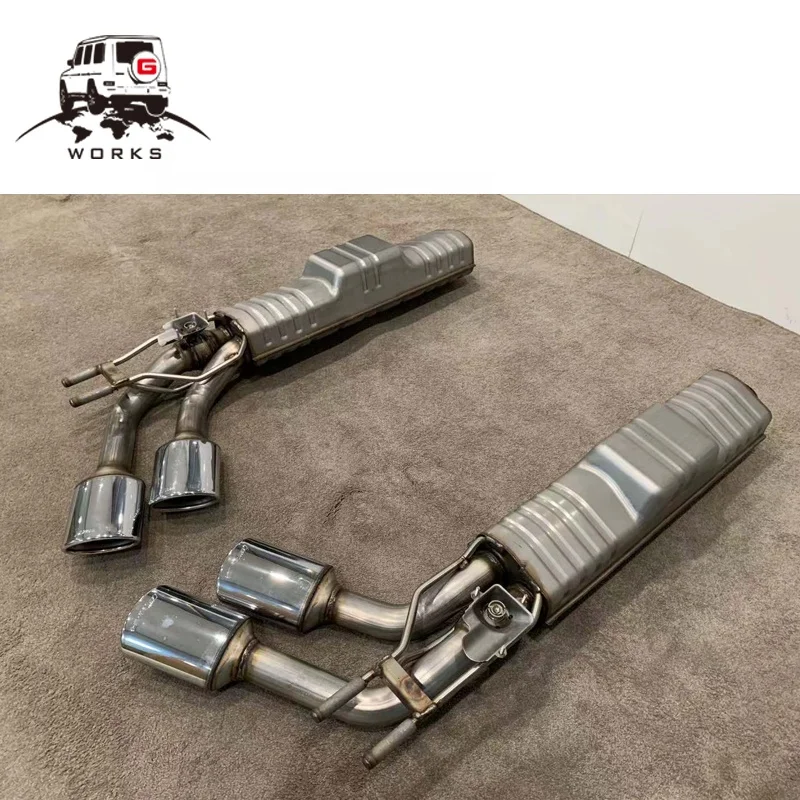 

STLFG Wagon Class W464 W463A G63 Style 2019 Valved Exhaust System Muffler Tips for G Class G500 G550