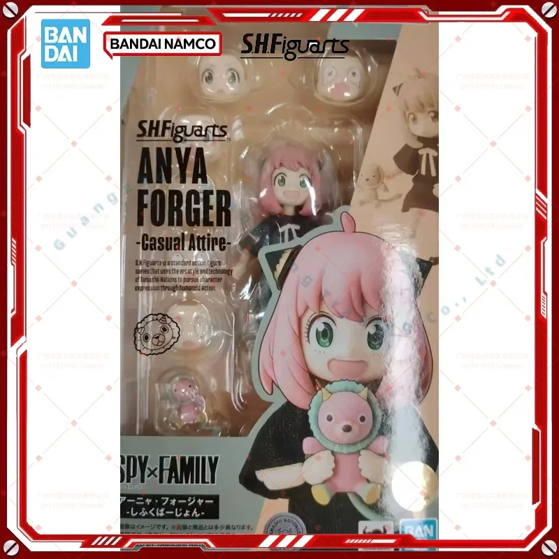 

В наличии: Фигурка Bandai SHF SPY×FAMILY Аня Форджер в повседневной одежде, готовая модель, аниме-фигурка, игрушка, подарок для ребенка, солдат.