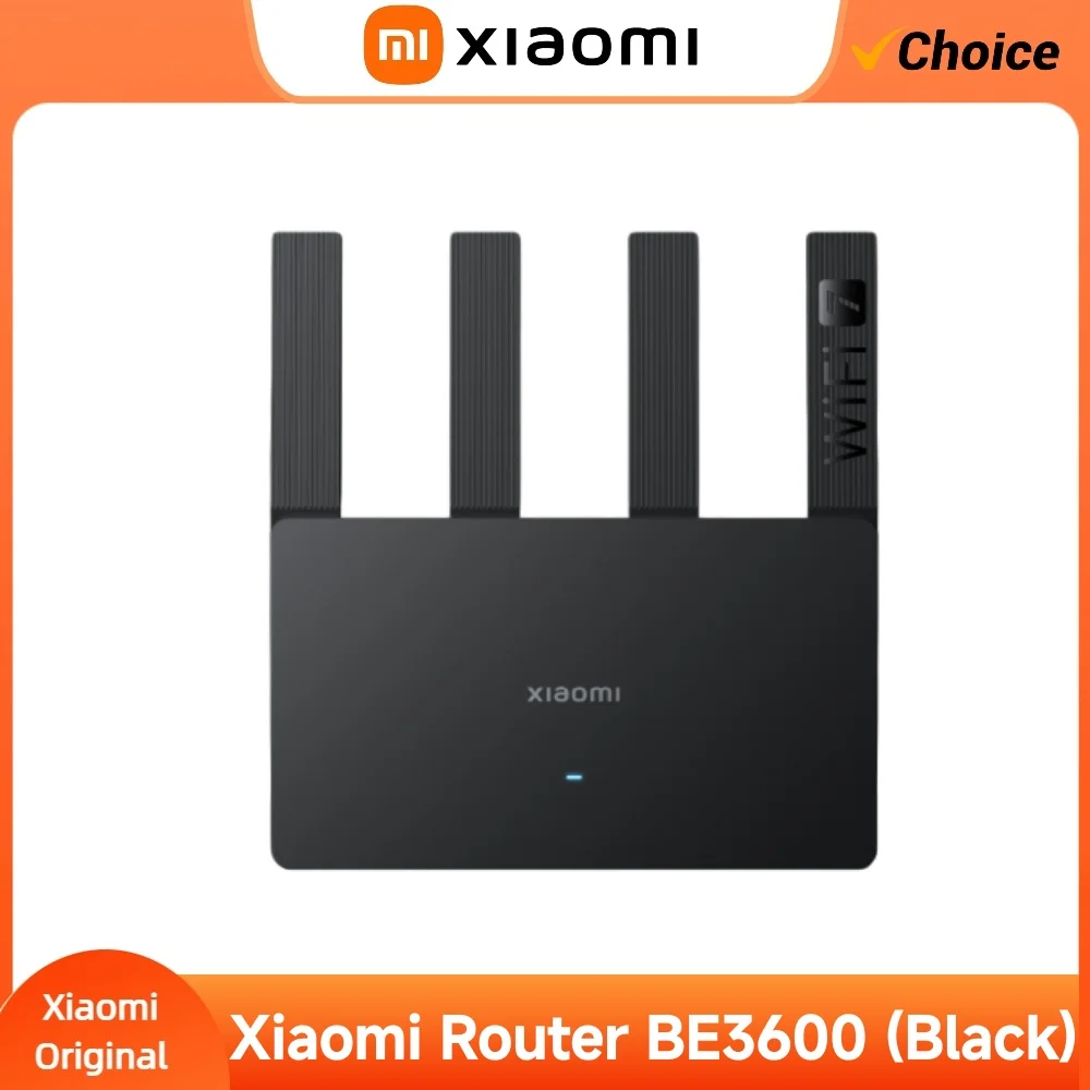 

Маршрутизатор Xiaomi BE3600 WiFi 7, двухдиапазонный 2.4/5 ГГц, 3570 Мбит/с, Mesh, ускорение для игр, порт Ethernet 2.5G, репитер/расширитель 160 МГц