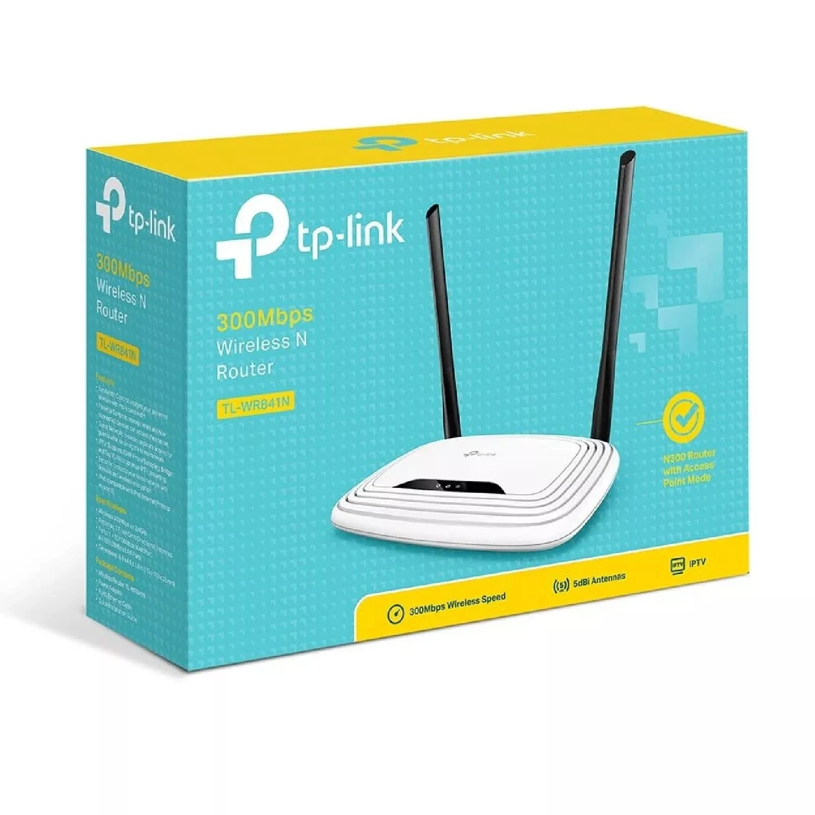 Tp-link TL-WR841N 2.4ghz N300 300mbps Drótnélküli wifi Adatút-kijelölő / Teljes ellátás / Lőtér extender