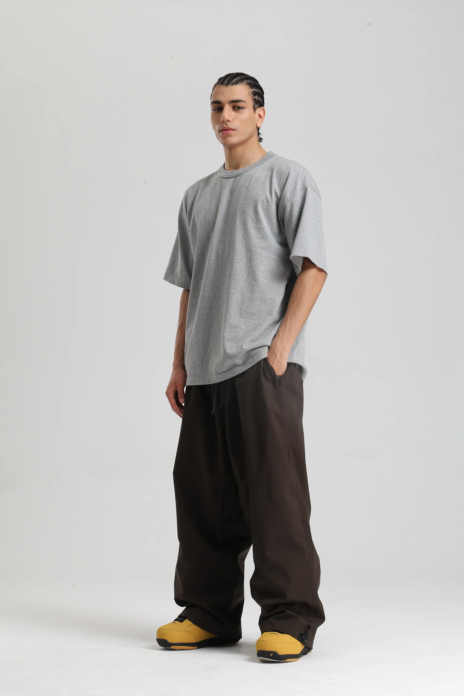 Gsou Snow 2025, Unisex-Cargohose mit lockerer Passform – wasserdichte, winddichte Snowboardhose für Damen und Herren, Winter-Schneeausrüstung – Detail 9