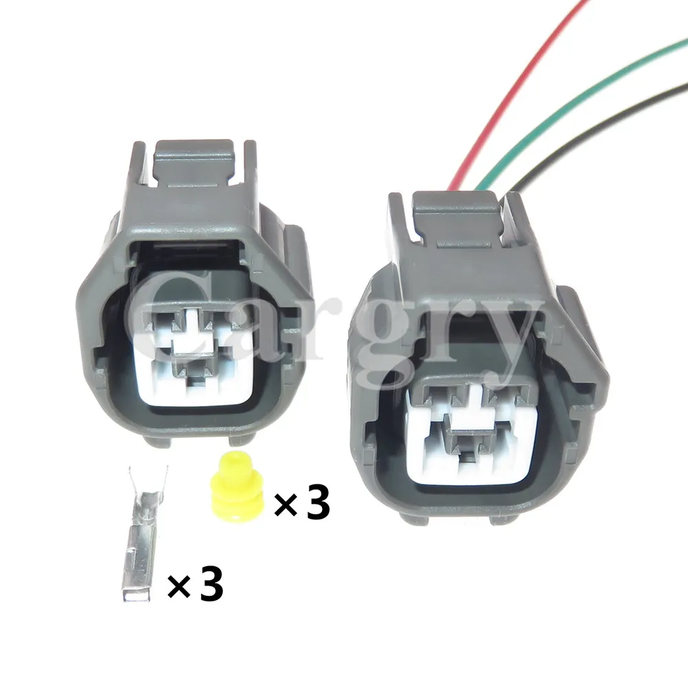 1 Set 3P MG641362-4 MG651359-4 AC Assembly Auto Windshield Wiper Spray Water Pump Socket Car Motor Connector For KIA Hyundai