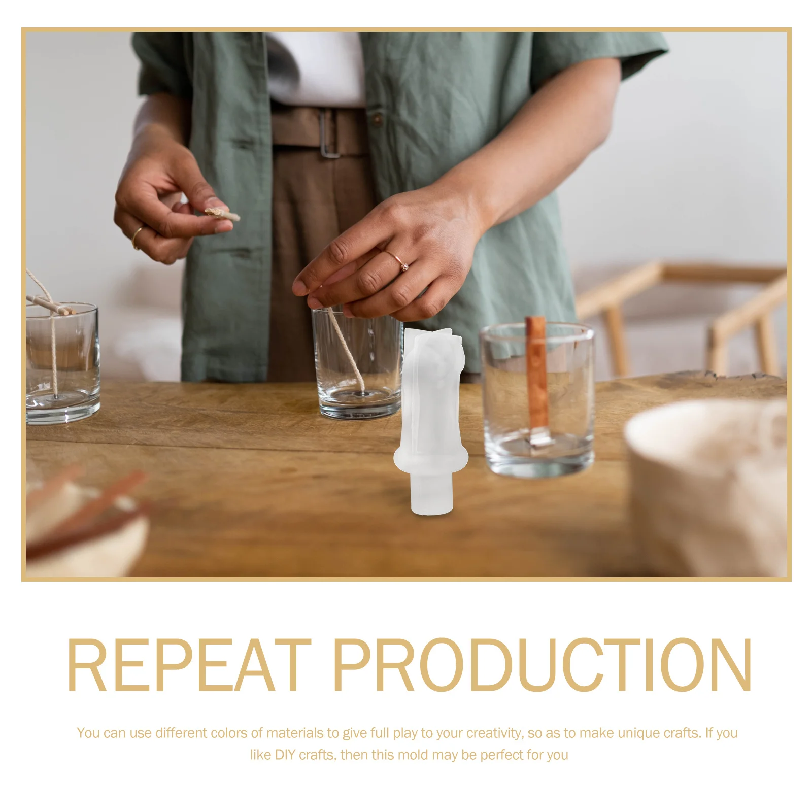 

1Set Bottle Stopper Mold High Quality Silicone Handmade Cork Design Lively Unique Add Glitter Sequins Pigments