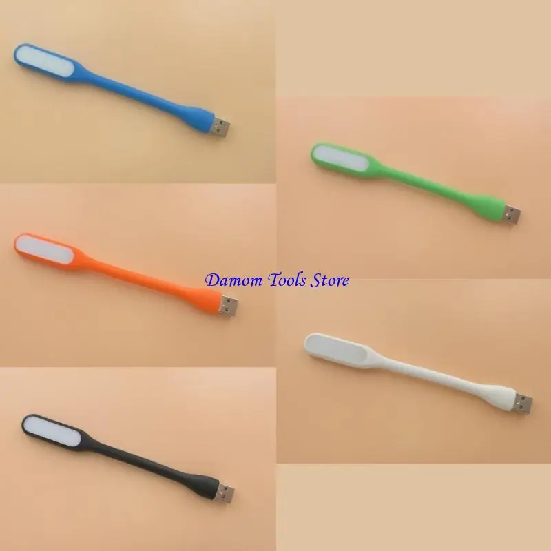 57BE 2 PCS USB LED Light Book Reading Light Small USB Lamp Foldable Keyboard Light
