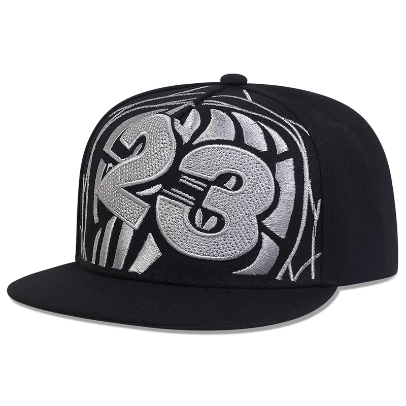 Unisex 23 Basketball Stickerei Baseballmützen Frühling Herbst Outdoor Verstellbare Lässige Hip-Hop Trucker Caps Sonnenschutzmütze – Detail 8