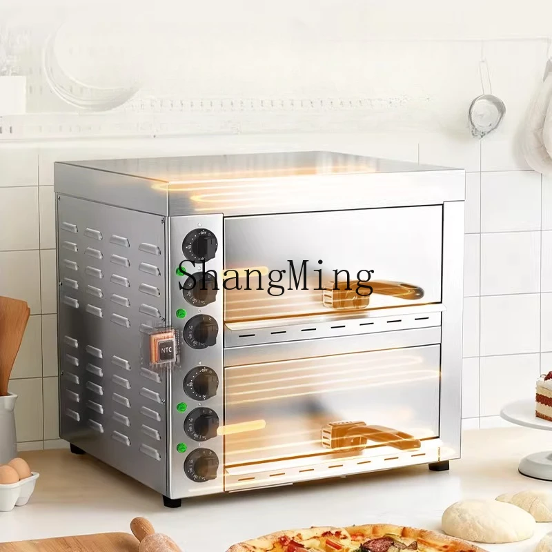 

ZYY Commercial Pizza Oven Egg Tart Chicken Wings Single Layer Double Layer Two Layer Two Plates Two Plates Baking Household