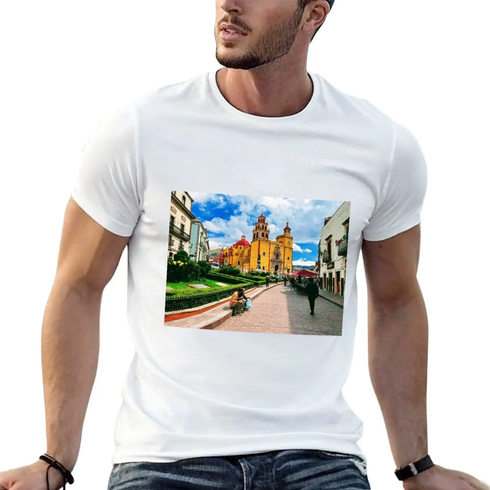 Camiseta Guanajuato México, camisetas para hombre, camiseta gráfica de algodón suave para hombre, paquete de camisetas para hombre, camiseta de algodón