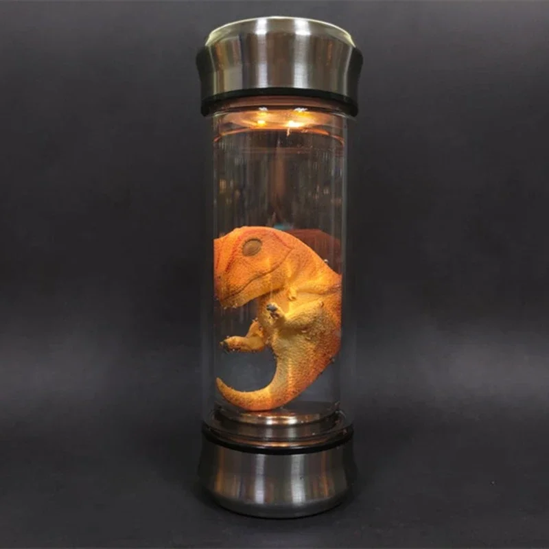 Jurassic Park Dinosaur Embryo Glow Jar Jurassic World Velociraptor Blue Embryo Jar Movie Prop Replika