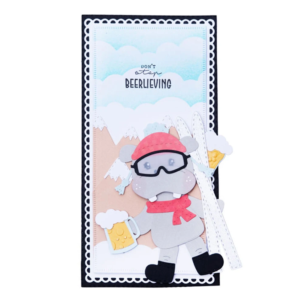 Metal Cutting Dies Winter Time diy Scrapbooking Photo Album Decorative Embossing PaperCard Die