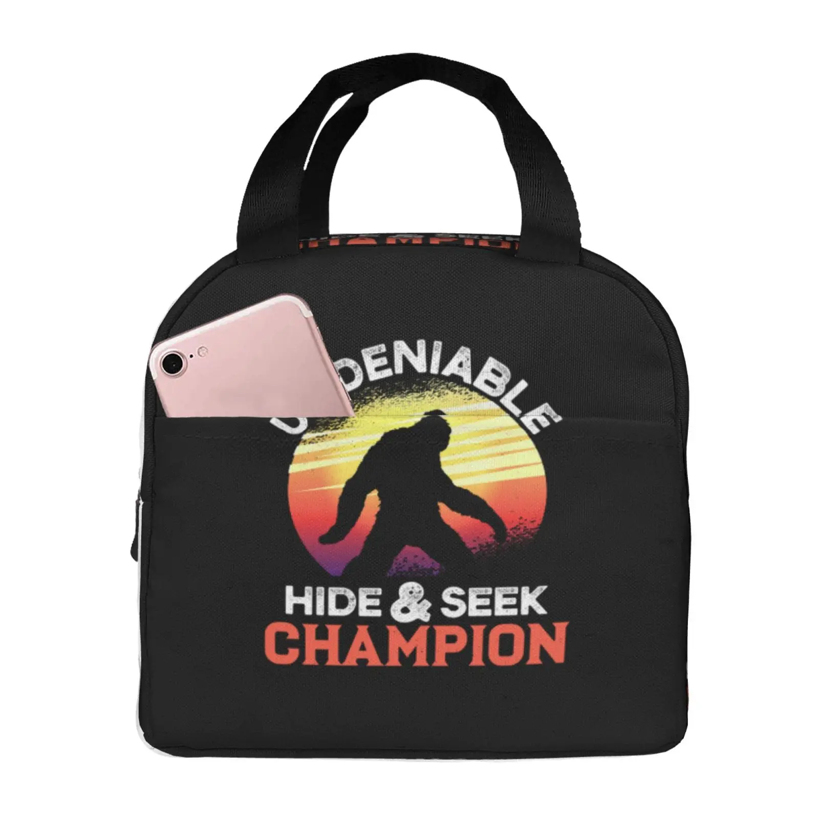 Undeniable Ape Pattern Insulated Lunch Bag The Nightmare Before Christmas Portable Thermal Cooler Lunch Box Container Tote Bags