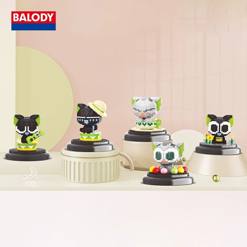 

BALODY Kawaii Cartoon Puzzle Block The Legend of Hei Anime Peripheral Collection Toys High Quality Ornament Kids Christmas Gift