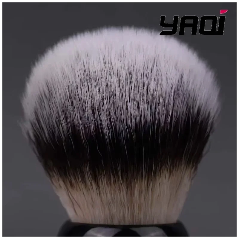 YAQI Gradient Marble Resin Handle Wet Shave Tools Shaving Brush Synthetic Bristles Luxury Wet Shaving for Men for Safety Razor