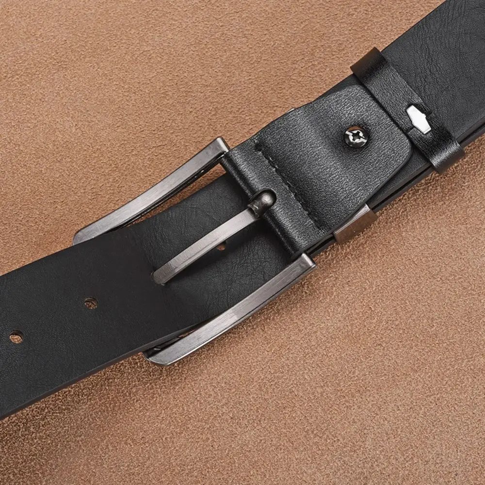 Echtes Leder Für männer Hohe Qualität Schnalle Jeans Rindsleder Casual Gürtel Business Cowboy Bund Männlichen Mode Designer 2025New – Detail 9
